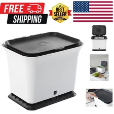 Fresh Air Compost Bin - Compact 1.5 Gallon, Easy Clean, Eco-Friendly Design