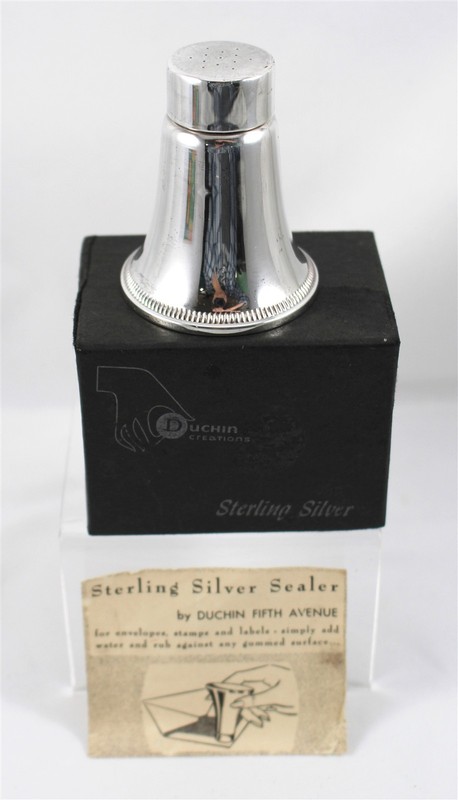 Duchin Fifth Avenue Creations Sterling Silver Sealer Mid-Century Desk Accessory