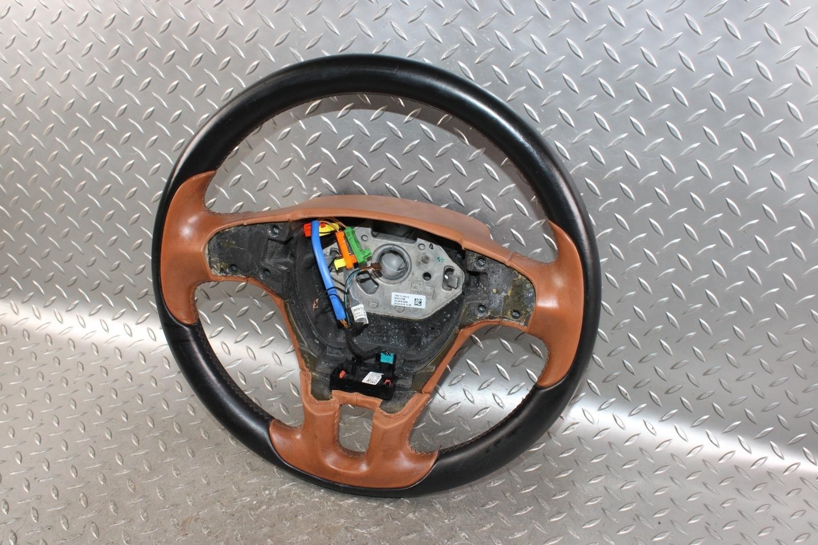 13-18 Flying Spur Black Brown Driver Column Steering Wheel OEM Factory OE WTY