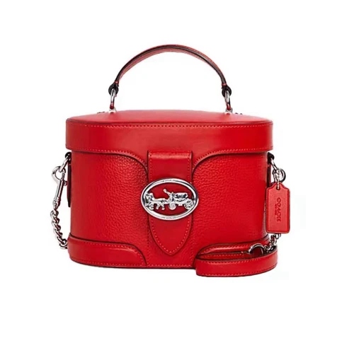 Tracolla Coach Georgie Gem 5503 papavero brillante nuova con etichetta