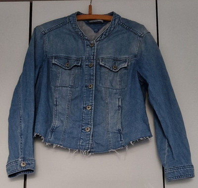 Street One DamenJeansjacke Gr. 40 blau 