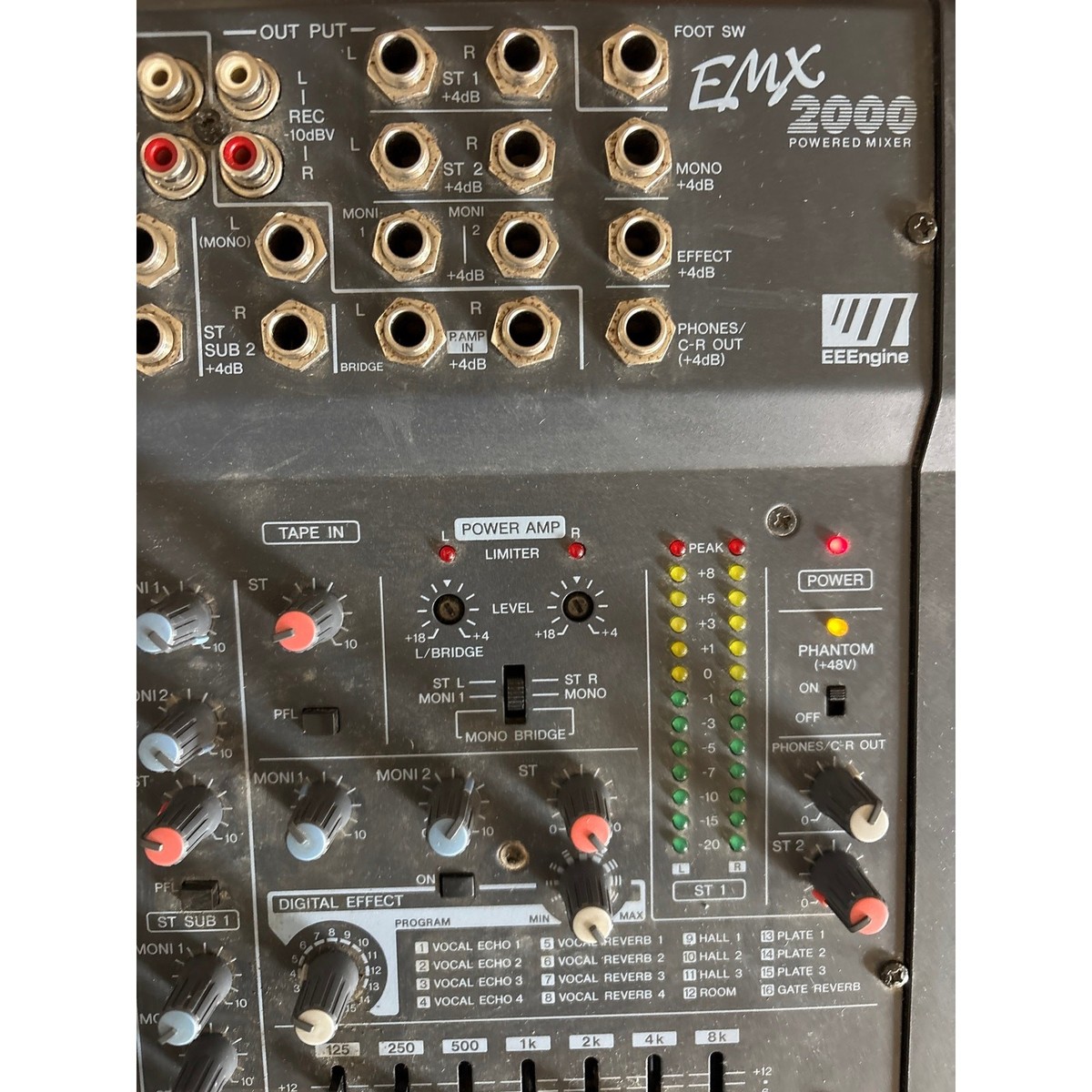 d*z様 YAMAHA EMX2000 powered mixer Yamaha EMX 2000 Powered Mixer Console, 12-Channel, 7-Band EQ
