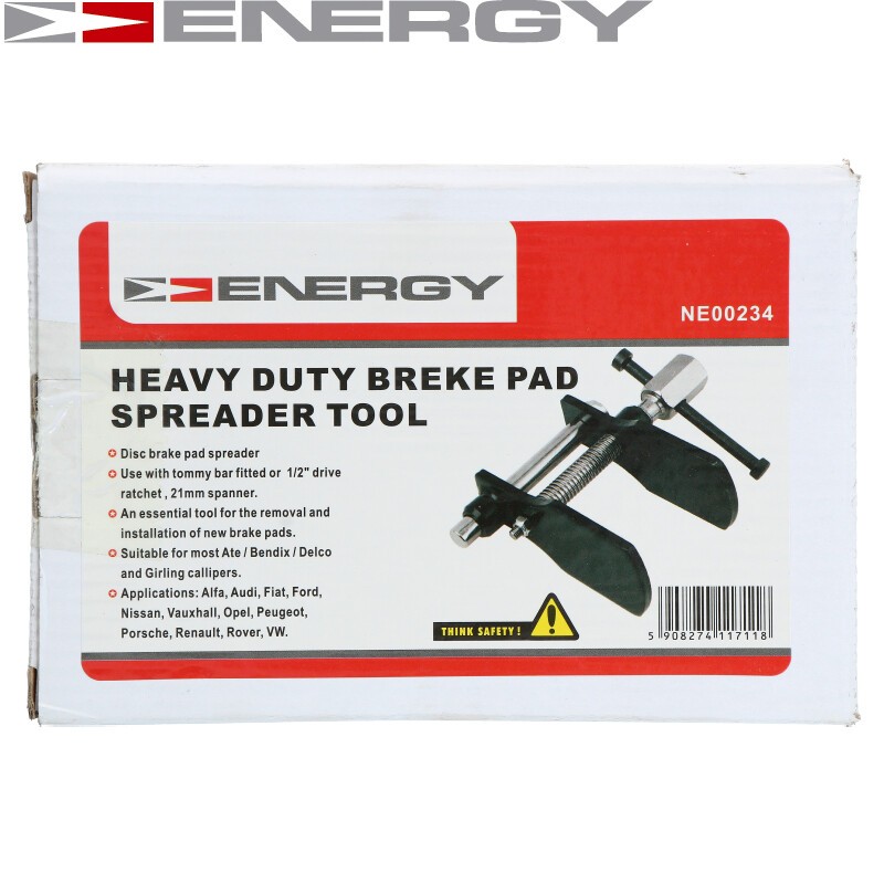 Fits ENERGY-NARZ�DZIA WARSZTATOWE NE00234 BRAKE PISTON PULLER.