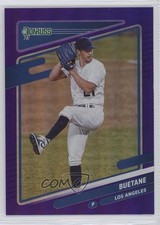 2021 Panini Donruss Variation Holo Purple Walker Buehler (Buetane) #101 02sc