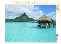 Calvendo Puzzle Resort On Bora Bora | 1000 Pieces, Finished Size 25.2 × 18.9 In
