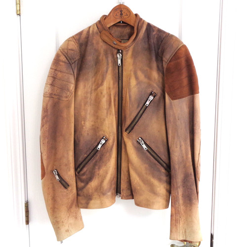 2010SS Acne Studios OLIVER Calf Leather Biker Jacket 46 Great Con! Mens Riders