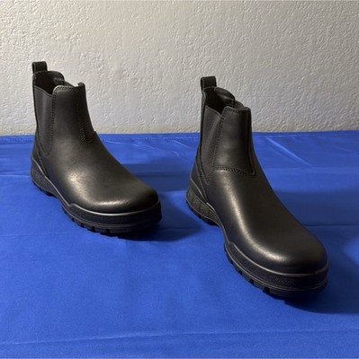 Ecco Women's Track 25 Chelsea Black Leather Boots - Size 40 - 9/9.5