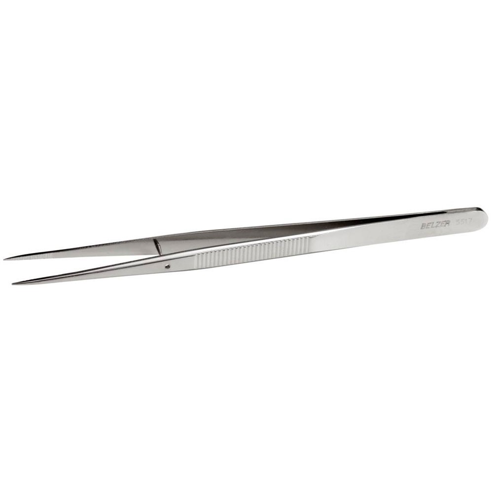 Bahco Precision Tweezers Straight Fine Tips Hardened Steel