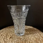 Vintage Waterford Barron 8” Crystal Vase ~Very Elegant! Very heavy Lead Crystal