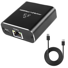 Network Splitter For 2 PC Laptop Network RJ45 Splitter 1 in 2 out 1000Mbps