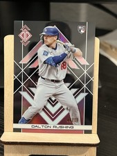 DALTON RUSHING 2025 TOPPS TRANSCENDENT ROOKIE BLACK /10 DODGERS RC Q5692