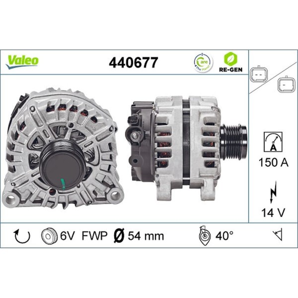 Generator Valeo 440677 FüR CitroëN Peugeot DS Opel C3 II C4 Picasso 308-image