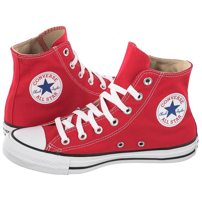 CONVERSE CHUCK TAYLOR ALL STAR HI SNEAKERS CASUAL MEN SHOES RED SIZE 10.5 NEW