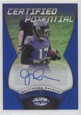 2018 Certified Potential Signatures Mirror Blue /50 Jordan Lasley Auto 0q3