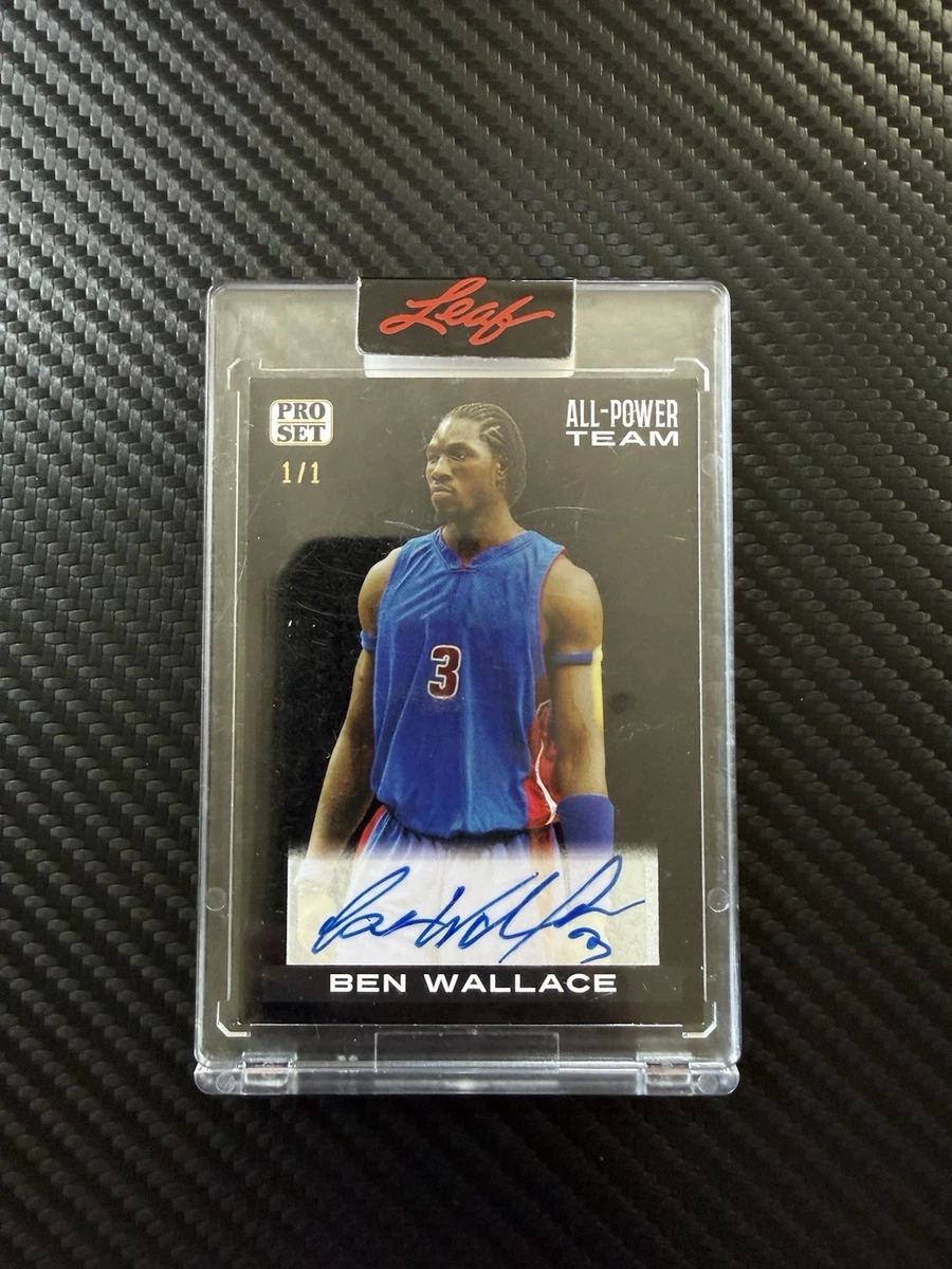 Ben Wallace Basketball Autographed Sports Trading Cards