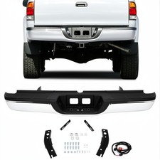 Complete Chrome Rear Step Bumper Assembly For Toyota Tundra 2000-2006 Steel Complete Chrome Rear Step Bumper Assembly For Toyota Tundra 2000-2006 Steel