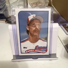 Topps Randy Johnson Montreal Expos #647 1989 Base Set Baseball Card