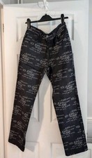 Voi Jeans Vintage Logo 30R 100% Cotton Jeans Dark Grey Black Regular