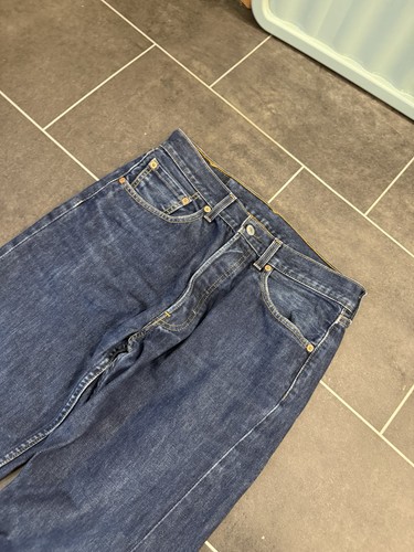Jeans Levi's 501 vestibilità originale zip mosca vita 31 gamba 34 - Foto 4 di 9