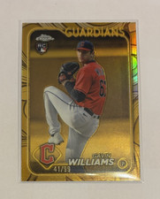 2024 Topps Gilded Collection - Gavin Williams #105 /99 (RC) Guardians Rookie