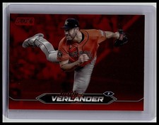 2024 Stadium Club #178 Justin Verlander Red Foil