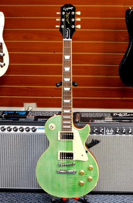 2024 Epiphone Les Paul Standard '50s Figured Electric Guitar! Seafoam Green!!!