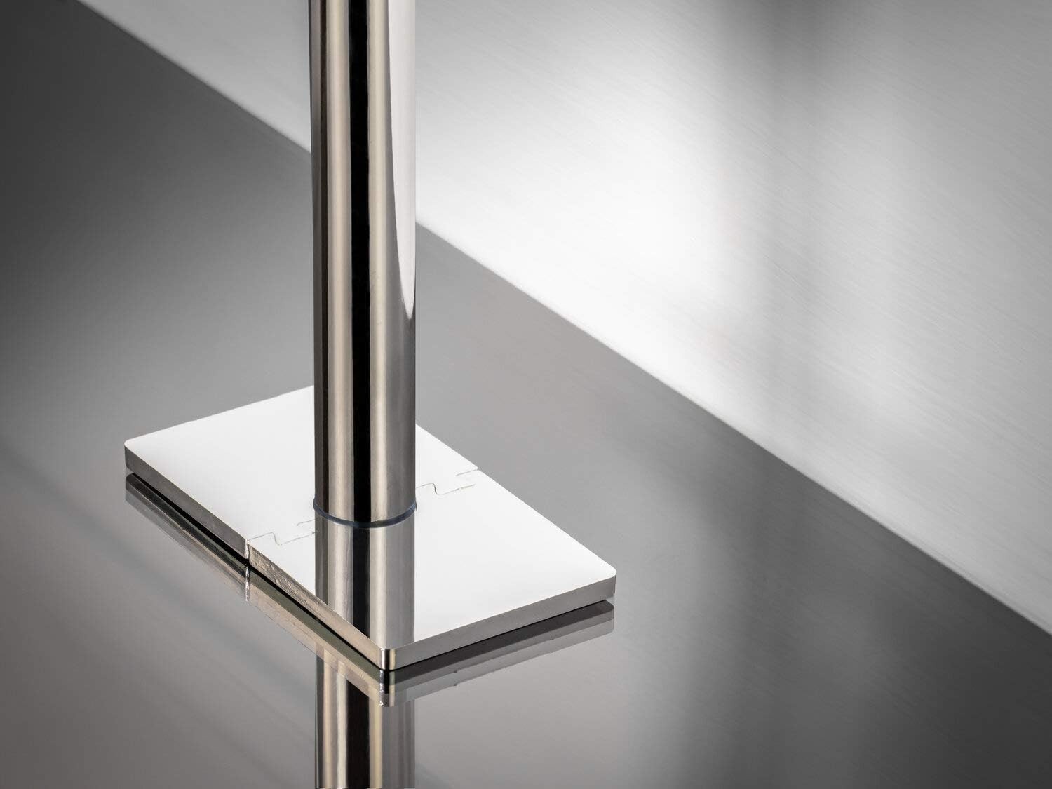 X1 Oblongo Metal Chrome Pipe Cover