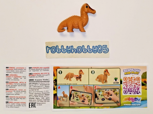 NATOONS DINOSAURI PERSONAGGI A SCELTA (VC097 - VC123) SORPRESINE KINDER 2025/26 - Zdjęcie 9 z 17