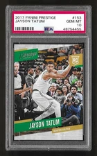 2017 Panini Prestige #153 Jayson Tatum RC Rookie PSA 10