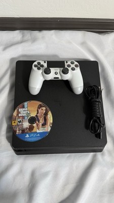 Sony PlayStation 4 PS4 Slim Console w/ DualShock 4 Controller GTA V Power Cable