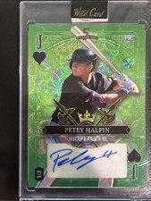 2024 Wild Card 5 Card Draw Stacked Deck Jack of Spades Autographs Petey Halpin