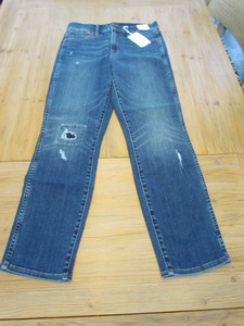 NWT J.Crew Women's Size 28 Vintage Straight Patchwork Jean Style # K3415