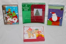 Christmas Card Lot 4 Boxes 96psAmerican Greetings/Christmas House/Paper Magic +