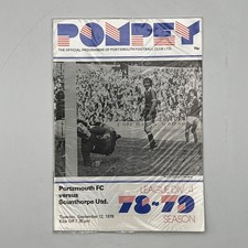 Portsmouth v Scunthorpe United, 12/09/1978, Division Four, Programme P50