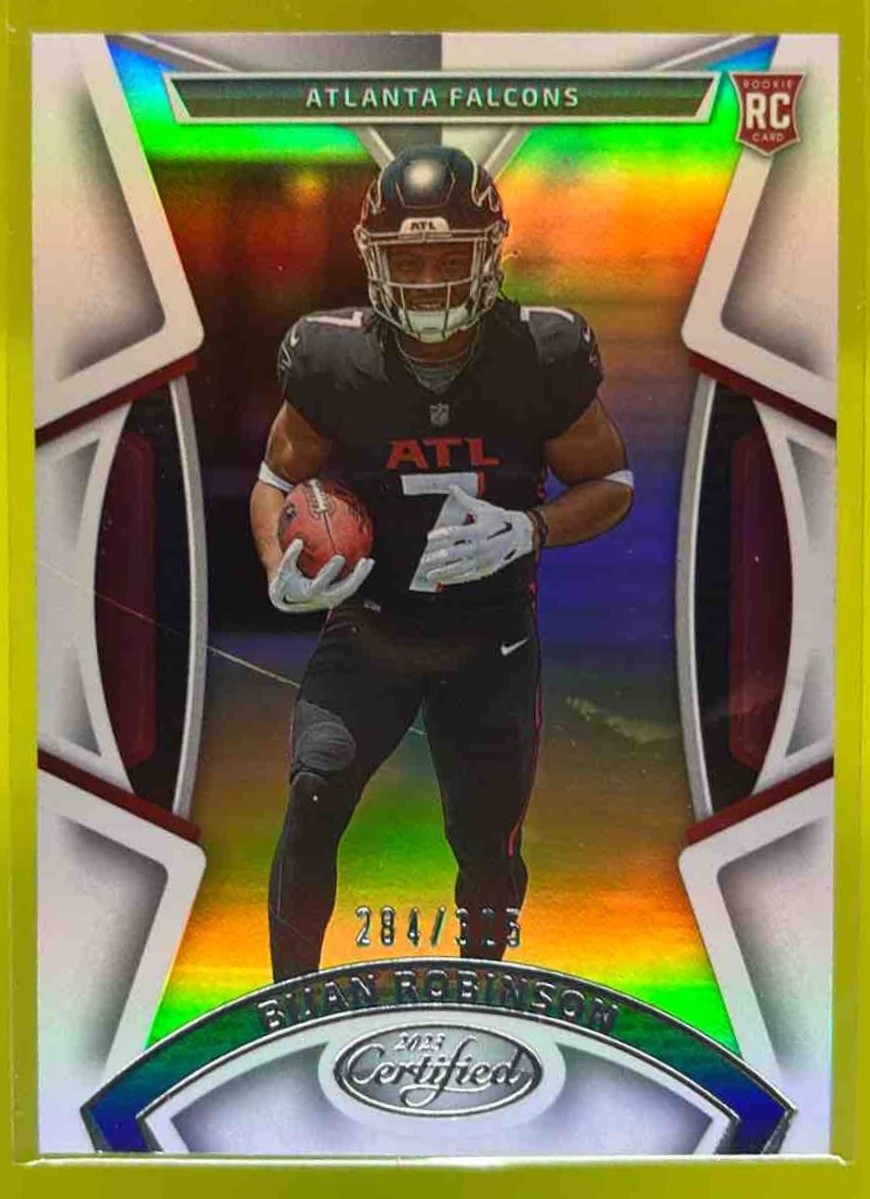 2023 Panini Certified Bijan Robinson Mirror /325 Atlanta Falcons #111 RC