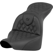Saddlemen RoadSofa™ Seat - Lattice Stitch - FLFB/FXBR '18-'24 818-27-182