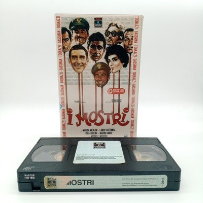 VHS   Die Monster (Dino Risi)   RCA Columbia Pictures Ex Vermietung (1963/1986)