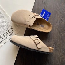 NEW Birkenstock Boston Synthetic Suede Sandals Narrow EU Shoe Size 35-45 Unisex