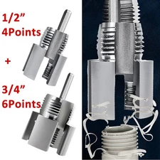 Integrated Internal & External Pipe Threading-Tool 1/2" 3/4" Threader Cutting