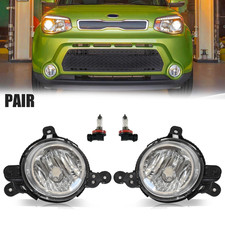 Fits Kia Soul 2014-2016 Front Fog Lights Lamps Assembly Wbulbs Rightleft Side Fits Kia Soul 2014-2016 Front Fog Lights Lamps Assembly Wbulbs Rightleft Side