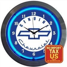 Gm Genuine Chevy Neon Clock 15x15
