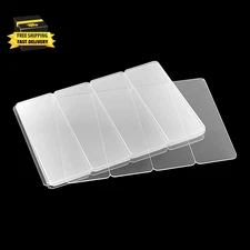 10 Pack Adhesive Tape, 0.71X1.89 Inch Clear Reusable Double Sided Mounting Tape,