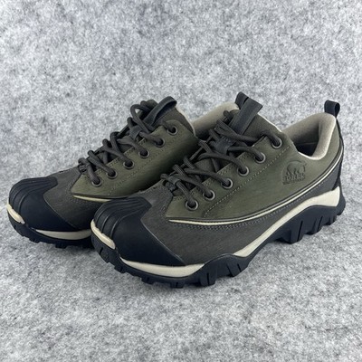 Sorel Hood River Low Men's 7.5 Thinsulate Insulated Waterproof Hiking Boot Olive