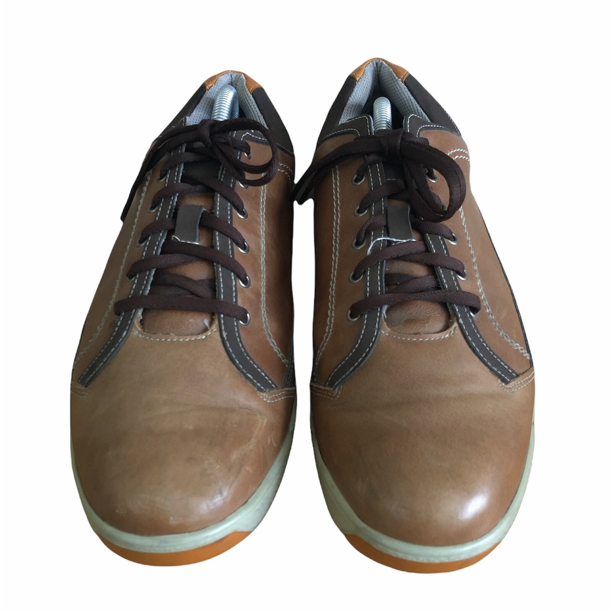 FootJoy Contour Casual Mens Brown Leather Spikeless Golf Shoes 54222 Size 13W Footjoy Contour Casual Mens Size 11.5 M Spikeless Brown  main image 4