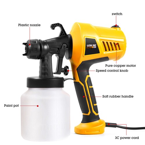 Plastic 800ML Electric Spray Gun Container Strong Spray Gun Can For Spray ~_e - Picture 2 of 9