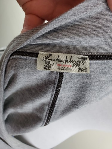 Free People Xs Essential Long Robe in Grey Heather Super Soft Side Slits  - Bild 9 von 11