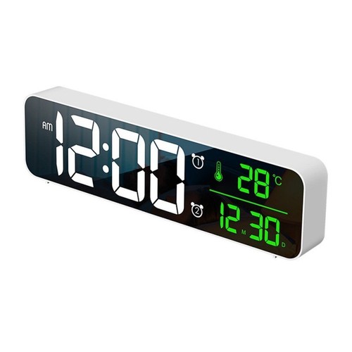 Digital Bedside LED Alarm Clock Time Date Temperature Day Night Desktop Clock AU - Picture 14 of 14