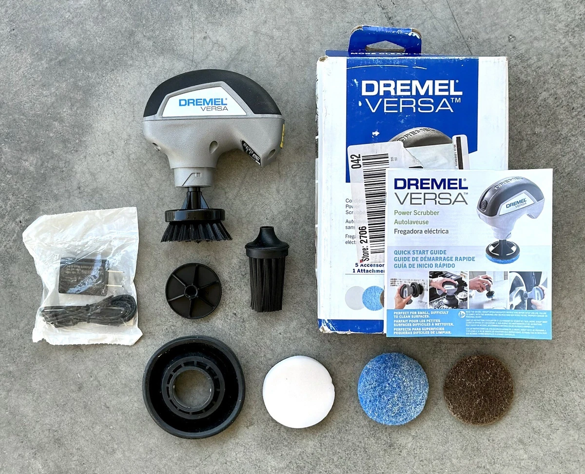 Dremel Versa Power Scrubbed Cleaning Tool Kit High Speed Cordless 4-Volt  Lithium