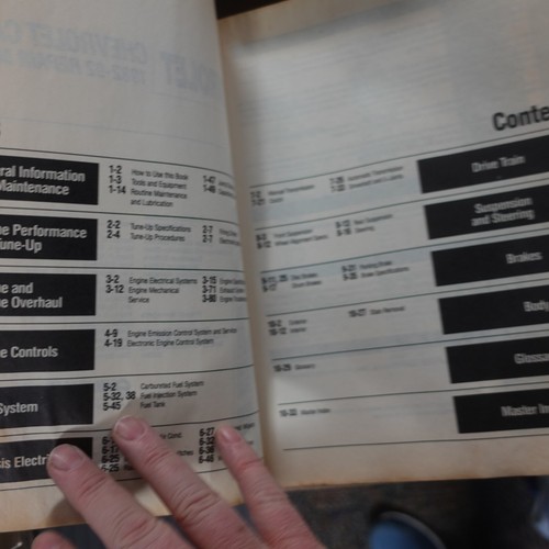 Chiltons 1982-1992 Chevrolet Camaro Repair Manual 8260 - Picture 5 of 7