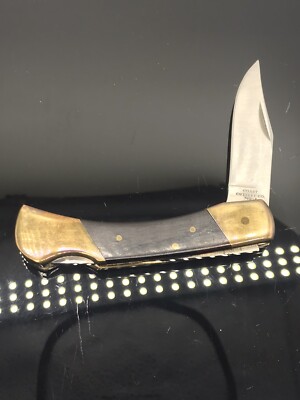Vintage Coast Cutlery Co 760-3 Lock Back Wood Handle Folding